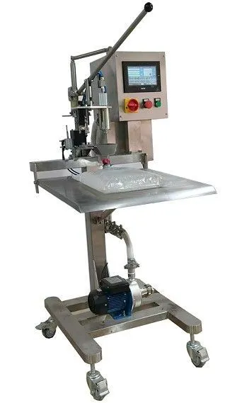 фото Полуавтоматический станок для розлива в Bag-in-Box Q17E от магазина Метасила