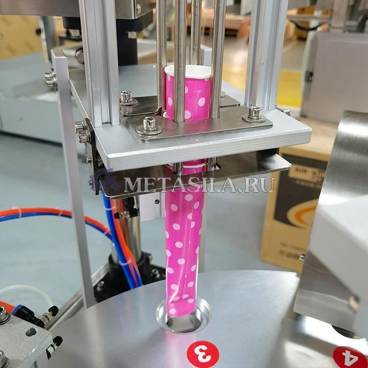 фото Автоматический роторный станок для наполнения и запечатывания бумажных трубочек A-05  от магазина Метасила