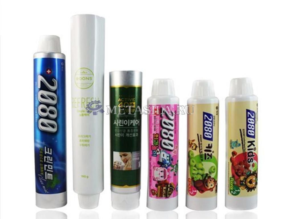 картинка Линия по производству упаковки для зубной пасты  от магазина Метасила