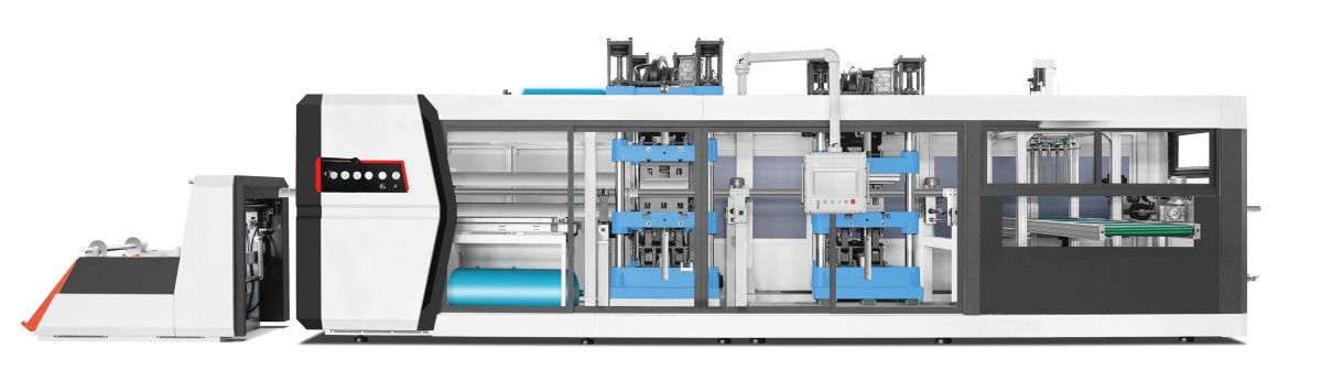 картинка Термоформовочный станок для производства пластиковой продукции T02G от магазина Метасила