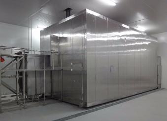 картинка Линия переработки и шоковой заморозки фруктов (производительность 500 кг/ч) от магазина Метасила