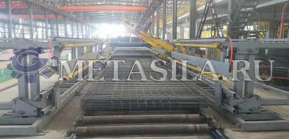 картинка Сварочный аппарат по производству стальной арматурной сетки с ЧПУ (5+12 мм)  от магазина Метасила