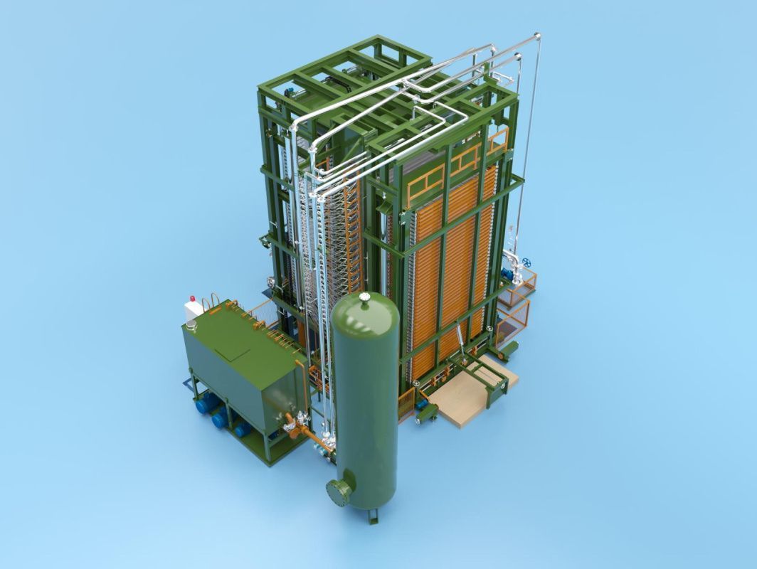 картинка Станок для горячего прессования фанеры V-14S от магазина Метасила