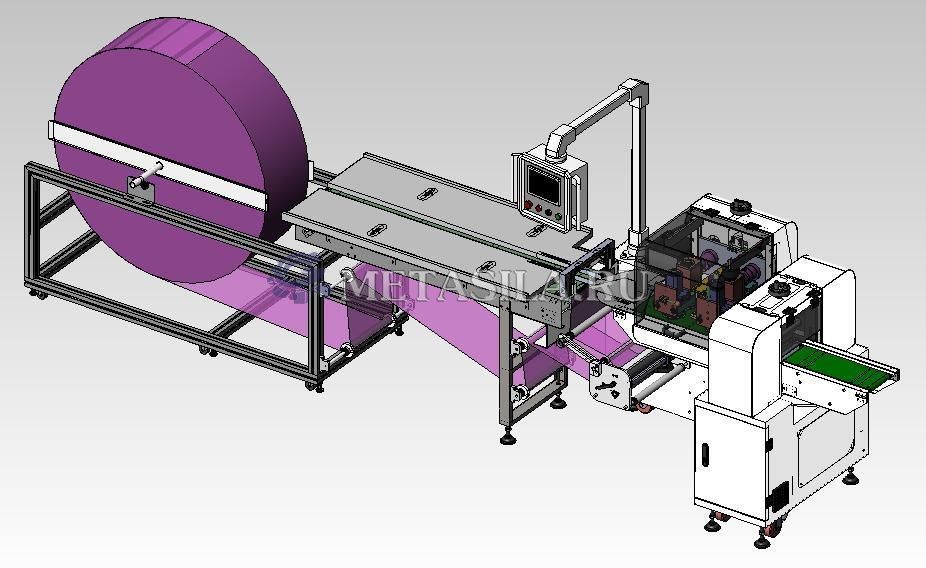 фото Упаковочный станок для упаковки в воздушно-пузырчатую пленку N-023 от магазина Метасила