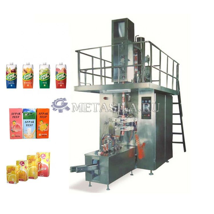 картинка Автоматическая машина для упаковки молока и жидкости в пакеты от магазина Метасила