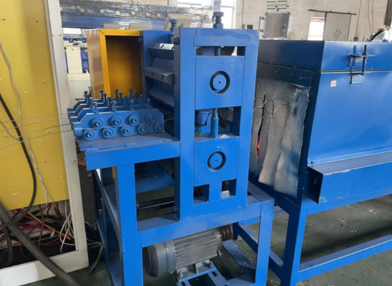 картинка Линия производства зигзагообразгой проволоки с покрытием, модель MK-10 от магазина Метасила