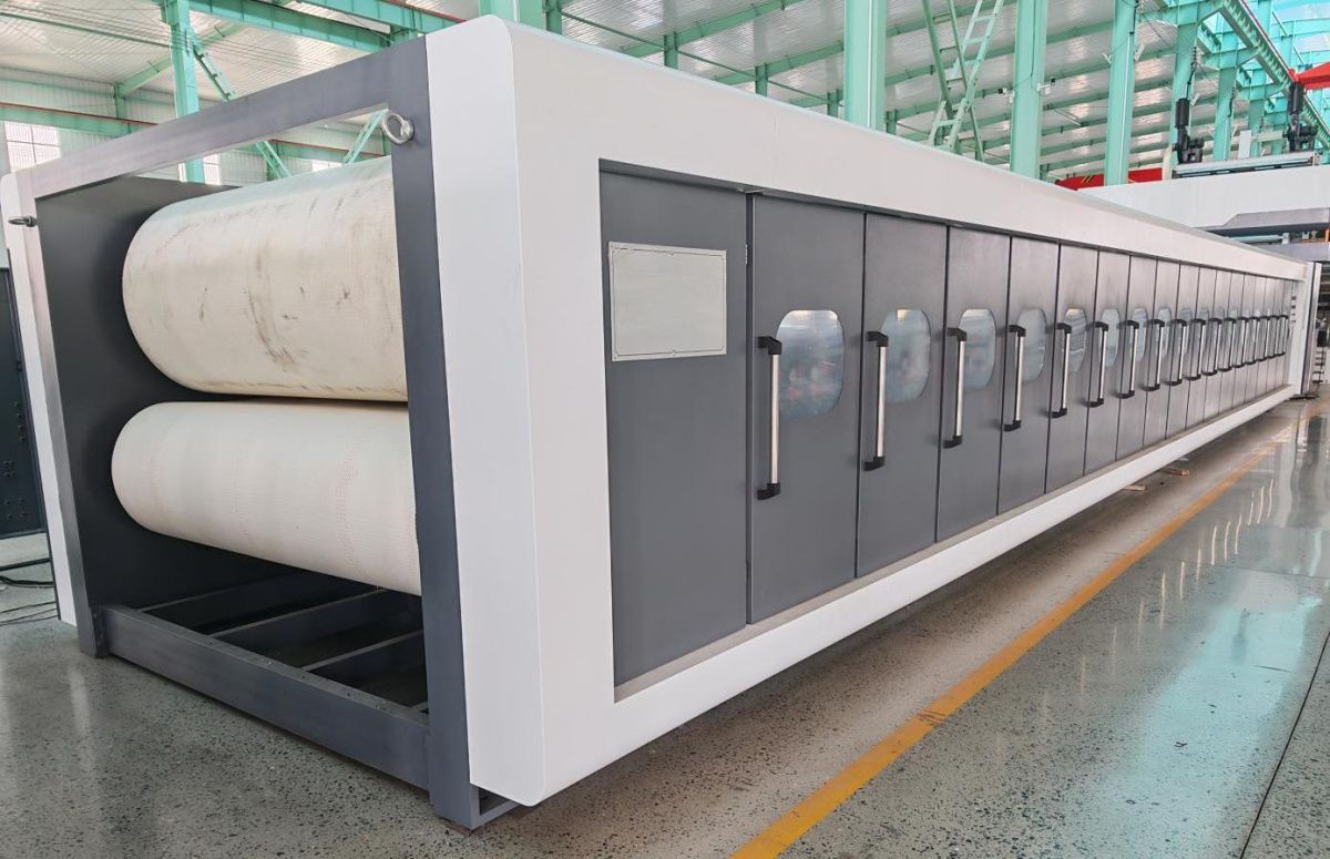 картинка Линия по производству трехслойного гофрированного картона Q2000  от магазина Метасила