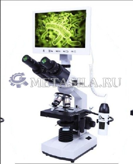 картинка Цифровой микроскоп с ЖК-экраном от магазина Метасила