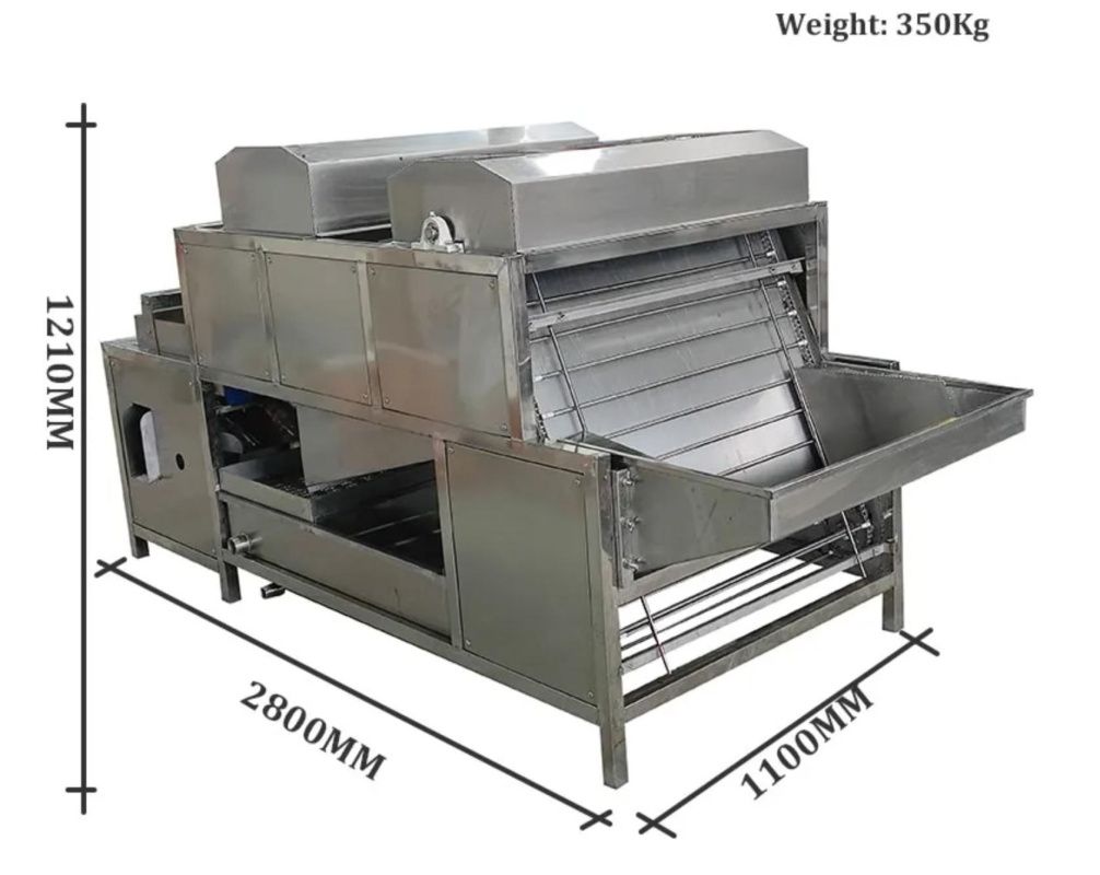 картинка Линия варки и очистки яиц SAZ-14 от магазина Метасила