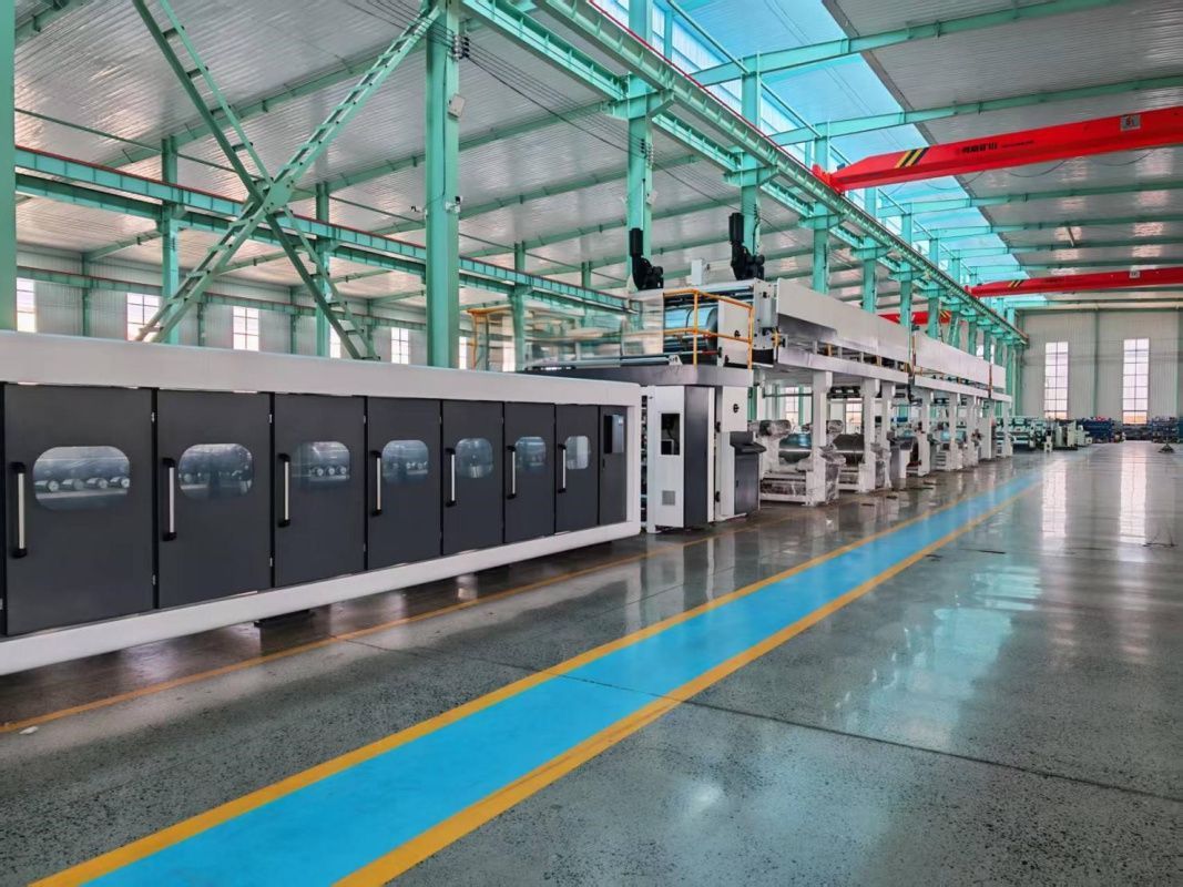 картинка Линия по производству трехслойного гофрированного картона Q2000  от магазина Метасила