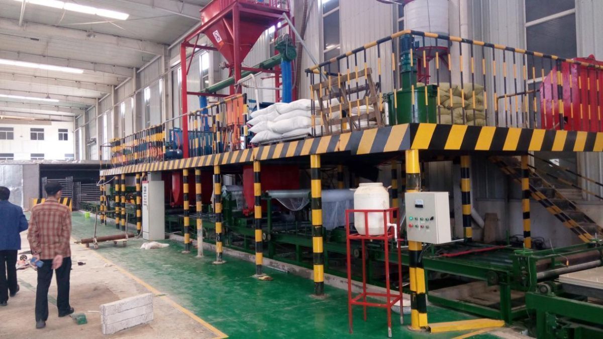 картинка Линия по производству стекломагниевых плит R141G от магазина Метасила