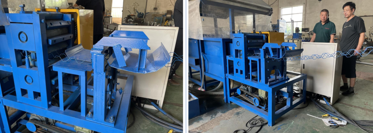 картинка Линия производства зигзагообразгой проволоки с покрытием, модель MK-10 от магазина Метасила