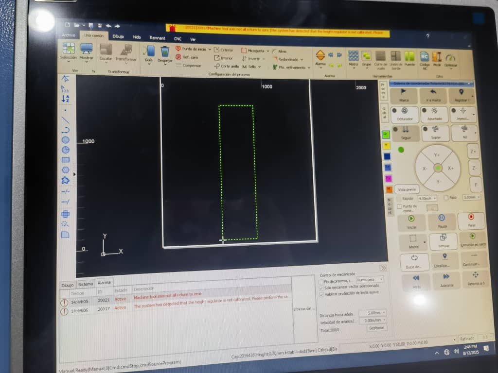 картинка Станок для лазерной резки металла, размер рабочего стола 75 на 75 см. Модель M-1200 Вт от магазина Метасила