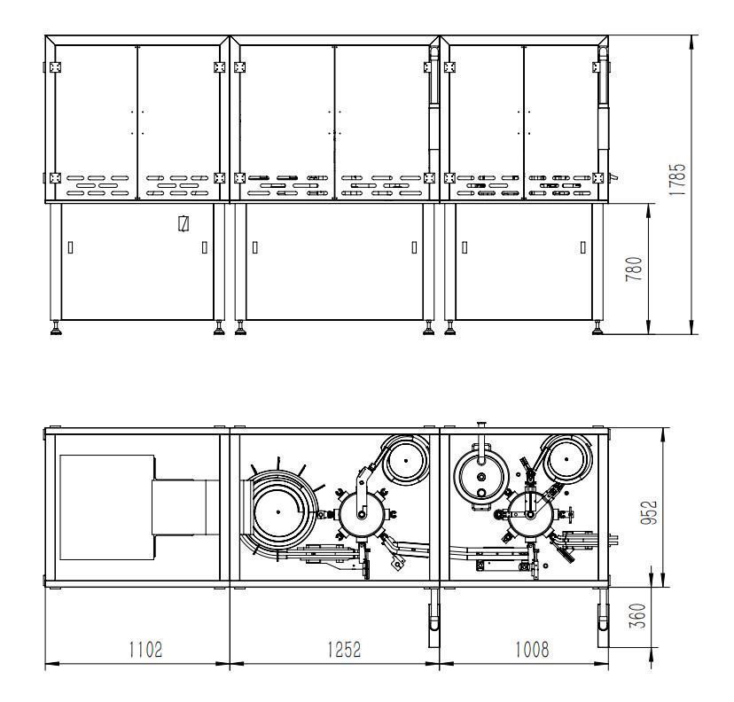 картинка Линия сборки и наполнения шприцев для промывания носа от магазина компании Метасила