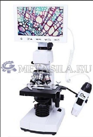 картинка Цифровой микроскоп с ЖК-экраном от магазина Метасила