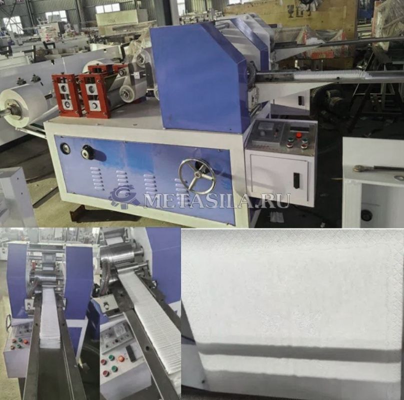 картинка Машина для производства бумаги для рук от магазина компании Метасила