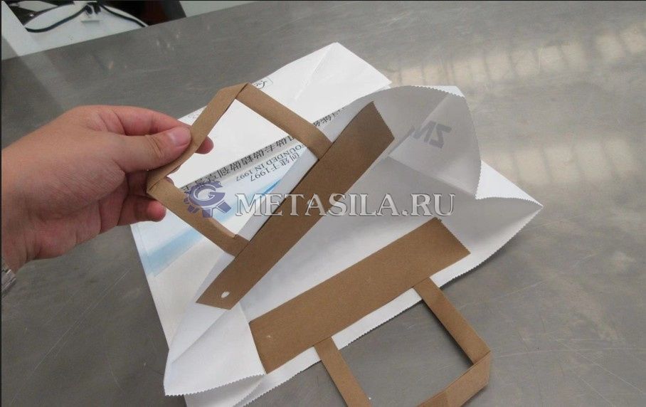 фото Производство бумажных пакетов с 4-цветной печатью от магазина Метасила