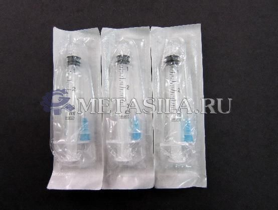картинка Линия по производству трехкомпонентных шприцев и игл (2 мл и 5 мл) от магазина компании Метасила