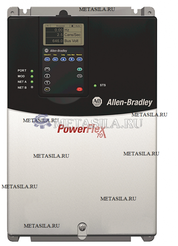картинка Частотный преобразователь POWERFLEX 70 Serie A ALLEN BRADLEY / 20AC043A0AYNANC0 от магазина Метасила