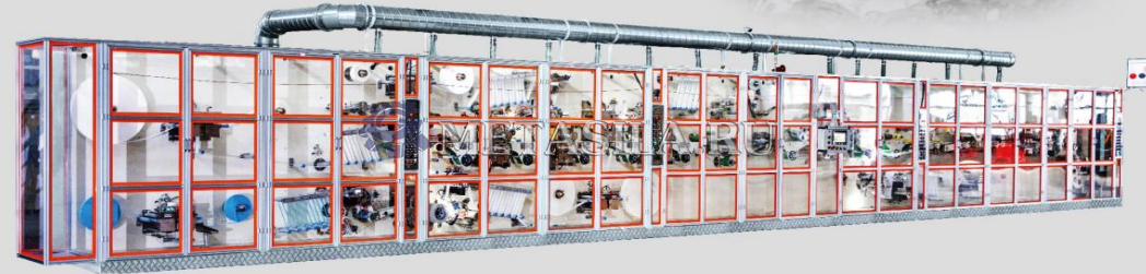 картинка Линия по производству ежедневных прокладок (150 мм)  от магазина компании Метасила