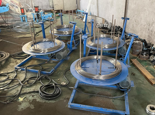 картинка Линия производства зигзагообразгой проволоки с покрытием, модель MK-10 от магазина Метасила