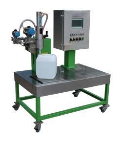 фото Полуавтоматический станок для розлива легковоспламеняющихся жидкостей в железные банки D17S от магазина Метасила