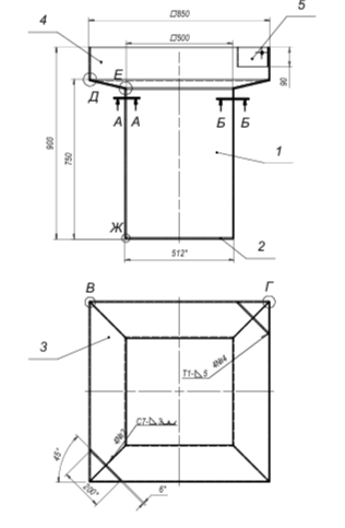 картинка Титановый тигель, по индивидуальному чертежу (DF-T) от магазина Метасила