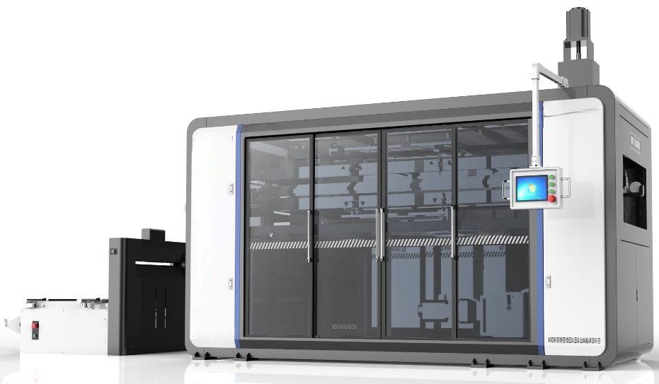 картинка Термоформовочный станок для производства пластиковых стаканов DKL08 от магазина Метасила