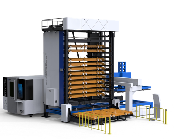 картинка Стеллажный кран- штаблёр, модель 15 полок  от магазина Метасила