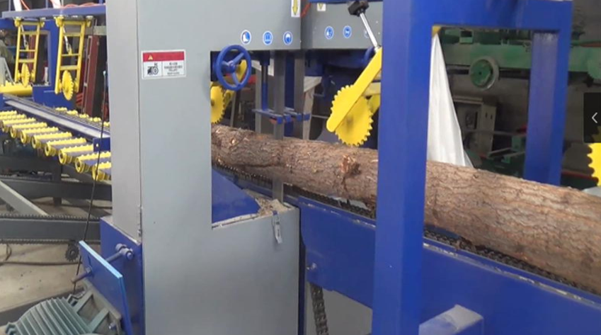 картинка Вертикальный ленточнопильный станок для распиловки бревен, модель A300  от магазина Метасила