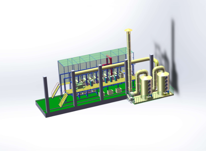 картинка Линия хромирования по индивидуальному проекту от магазина Метасила