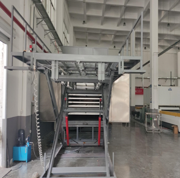 картинка Полуавтоматическая линия производства огнеупорных стеклопакетов, модель PO2 от магазина Метасила