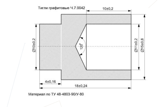 картинка Тигель ТУ 48-20-127-9680 от магазина Метасила