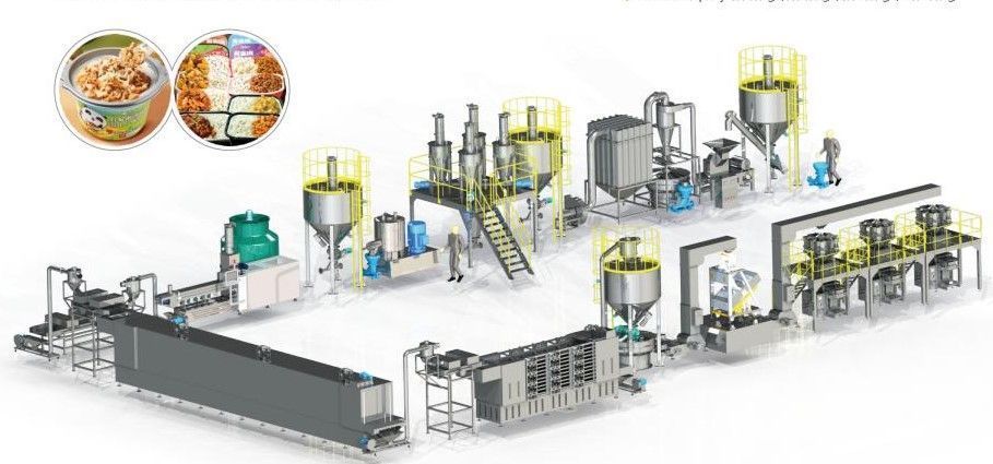 картинка Линия по производству искусственного риса (500 кг в час) от магазина Метасила