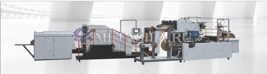 фото Линия производства бумажных пакетов с плоскими ручками  от магазина Метасила
