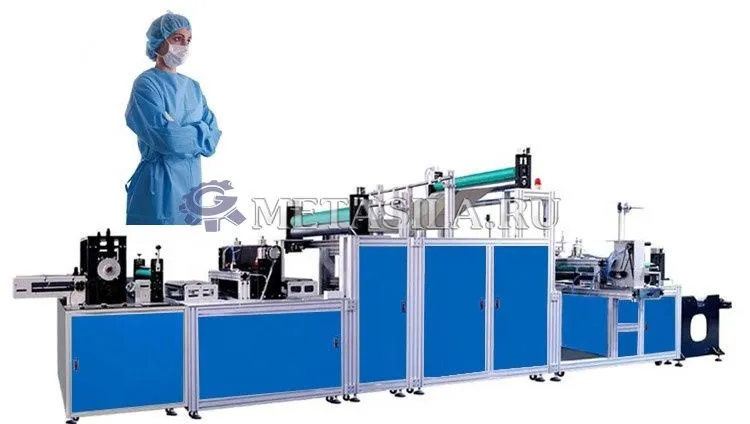 картинка Линия по производству медицинских одноразовых халатов NDF-102 от магазина компании Метасила