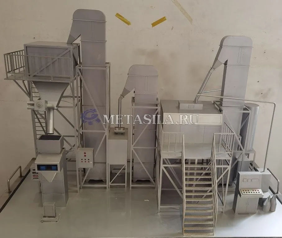 фото Производственная линия производства и упаковки стирального порошка 2000кг в час от магазина Метасила