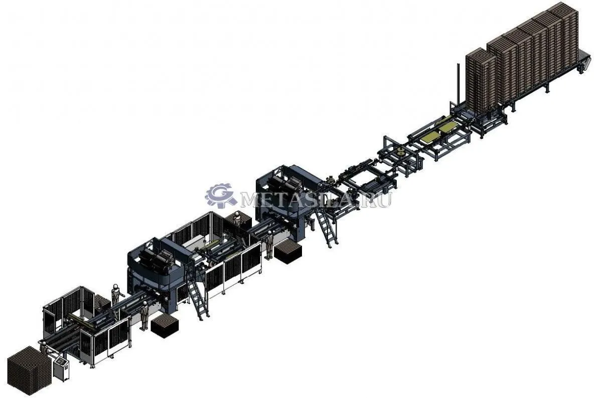 картинка Автоматическая двухголовочная линия по производству поддонов LR-45  от магазина Метасила