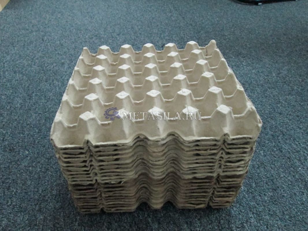 фото Производство бумажных лотков для яиц  от магазина Метасила
