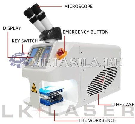 картинка Ювелирный лазерный сварочный аппарат  от магазина Метасила