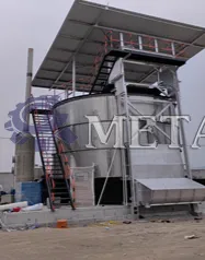 картинка Вертикальный ферментационный резервуар (для переработки навоза в удобрение) от магазина Метасила