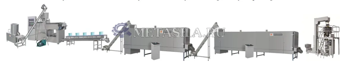 картинка Линия по производству макаронных изделий (250-300 кг/ч) от магазина Метасила